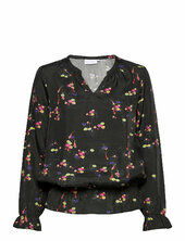 Blouse In Carp Print Coster Copenhagen Black