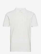 Toke Basic Badge Polo - Gots/vegan Knowledge Cotton Apparel White