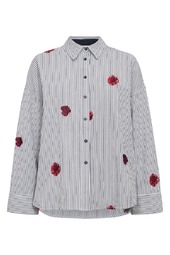 Nümph - Skjorte - Nu Tillie Shirt - Dark Sapphire