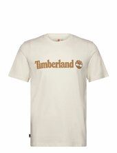 Linear Logo Short Sleeve Tee Timberland Cream