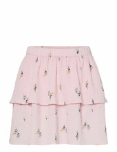 Pcjeo Hw Short Skirt Wvn D2d Pieces Pink