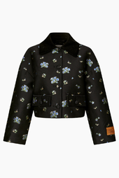 Bebeth Jacket - Black Small Flower - Baum Und Pferdgarten - Blomstret S