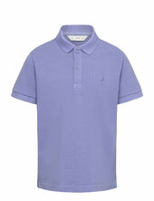 100% Cotton Polo Shirt Mango Blue