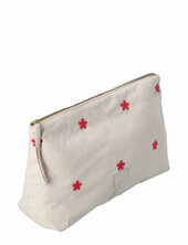 Daisy Karla Toiletry Bag 30x10x20 Cm Sand/red Juna Beige