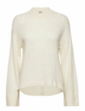 Yasfrido Ls Wide Knit Pullover Noos Yas Cream