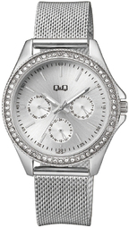 Q&q Dameur Ce01j211y Classic Sølvfarvet/stål Ø38 Mm