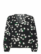 Objnuuk Leonora L/s V-neck Top Pb13 Object Black