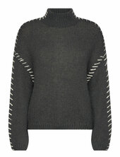 Vichoca New L/s Knit Pullover Vila Grey