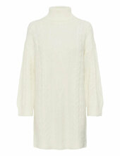 Crskie Knit Dress Cream White