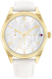 Tommy Hilfiger Dameur 1782594 Monica Hvid/læder Ø38 Mm