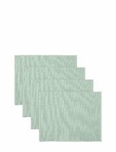 Uni Place Mat Rib 4-pack Linum Green