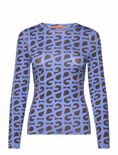 2244 Stocking Jersey, Elastic Long Stine Goya Blue