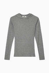 Point Wool Tilla Hood - Grey Melange - Mads Nørgaard - Grå L