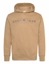 Graphic Hoodie Gant Beige