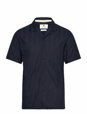 Akleon Emb S/s Shirt Anerkjendt Navy