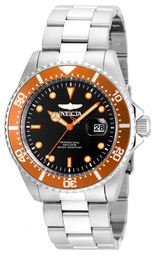 Invicta Herreur 22022 Pro Diver Sort/stål Ø43 Mm