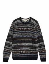 Aksune Reverse Inka Knit Anerkjendt Navy