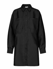 Elegance Short Dress Second Female Black