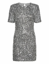 Rwzoey Ss Short Dress Rosemunde Silver