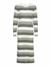 Objwasi L/s O-neck Knit Dress 131 Object Green