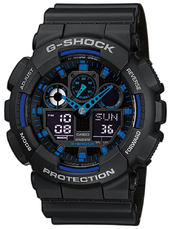 Casio Herreur Ga-100-1a2er G-shock Lcd/resinplast Ø51.2 Mm