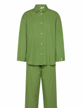 Aura Pyjamas Set Becksöndergaard Green