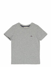 Shield Ss T-shirt Gant Grey