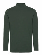 Slhslim-rory Ls Turtle Neck Tee Ex Selected Green