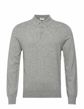 Knitted Polo Shirt Filippa K Grey