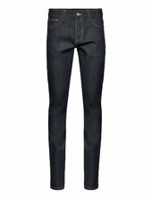 Ash Raw Blue Selvedge Denim - Gots/ Knowledge Cotton Apparel Blue