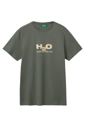 H2o - T-shirt - Basic Logo Tee - Anthracite