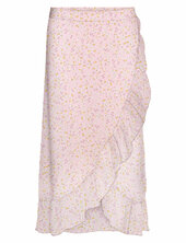 Vmsmilla H/w Wrap Skirt Wvn Ga Vero Moda Pink