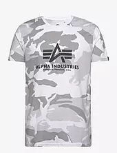 Basic T-shirt Camo Alpha Industries White