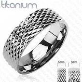 "titanium" Ring Som Forlovelse Eller Enkeltvis.