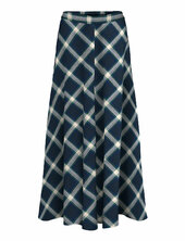 Onlwren Check Long Skirt Wvn Only Navy