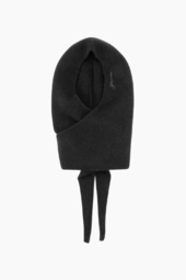 Soft Wool Balaclava A6223 - Black - Ganni - Sort One Size