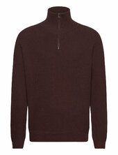 Wblass Wool Half-zip Woodbird Brown