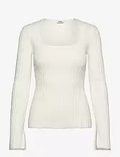 Corinne Knitted Top Twist & Tango White