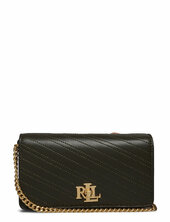 Stitched Crossbody Turn-lock Tech Case Lauren Ralph Lauren Black