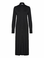 Relaxed Jersey Shirt Dress Filippa K Black