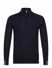 Mmgadam Soft Zip Turtle Neck Knit Mos Mosh Gallery Navy