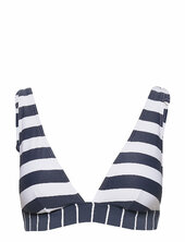 Non-wired Top With Stripes Esprit Bodywear Women Blue