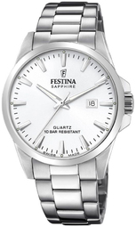 Festina Herreur F20024-2 Swiss Made Hvid/stål Ø41 Mm