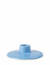 Rhombe Color Kr Lysestage H3 Cm Blå Lyngby Porcelæn Blue