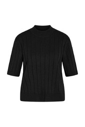 Bruuns Bazaar - T-shirt - Anemonebbglady Knit - Black