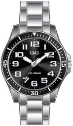 Q&q Herreur Qb64j225y Classic Sort/stål Ø45 Mm