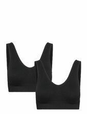 Decoy 2-pack Bra Wide Straps Decoy Black