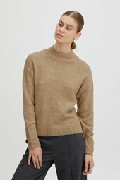 Ichi Ihkamara Strik, Farve: Beige, Størrelse: Xl, Dame