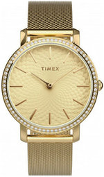 Timex Dameur Tw2v52200 Transcend Guld/gul Guldtonet Stål Ø34 Mm