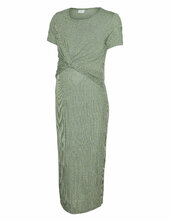 Mlanli June Ss Jrs Midi Dress 2f A. Mamalicious Green